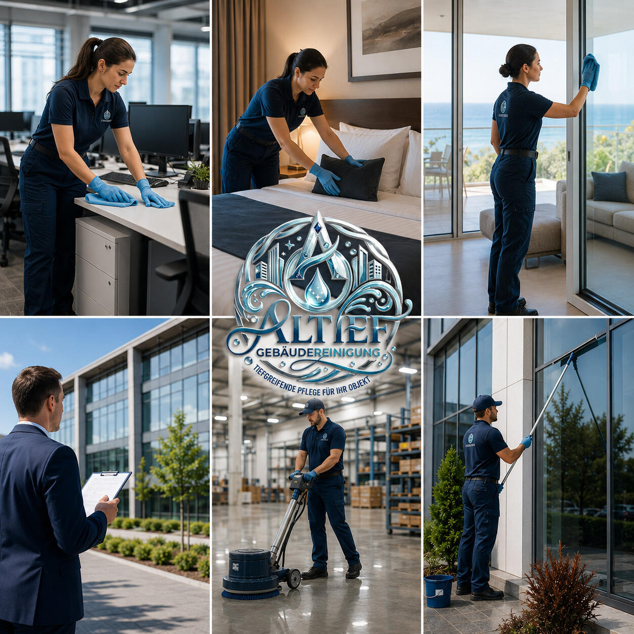 Arbeiter auf Gewächshausdach im Sonnenlicht Arbeiter auf Gewächshausdach im Sonnenlicht